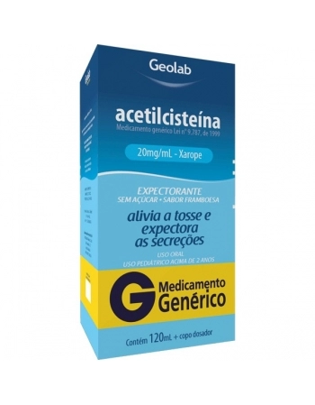 G.ACETILCISTEINA XPE PEDIAT 20MG 120ML GEOLAB