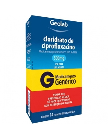 G.CIPROFLOXACINO 500MG 14CPR GEOLAB