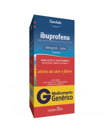 G.IBUPROFENO GTS 100MG 20ML TUTTI FRUTTI GEOLAB