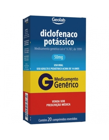 G.DICLOFENACO POTASSICO 50MG 20CPR GEOLAB