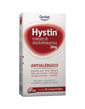 HYSTIN 2MG 20CPR GEOLAB