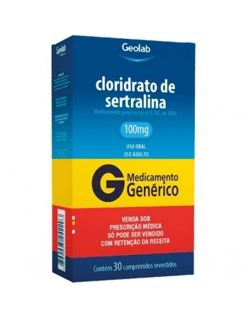 SERTRALINA 100 MG 30 CPR P344 - GENÉRICO