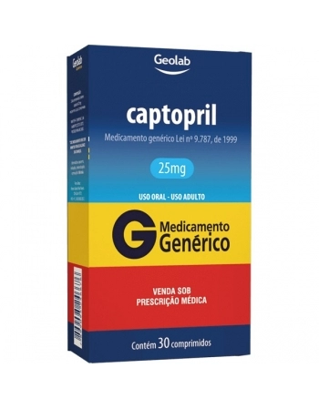 G.CAPTOPRIL 25MG 30CPR GEOLAB