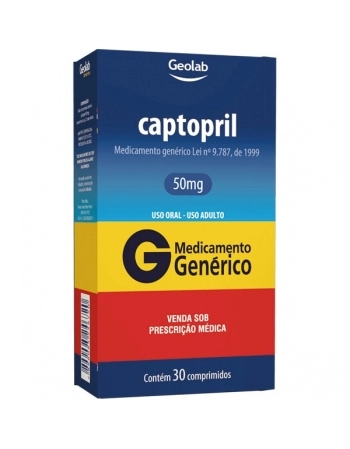 G.CAPTOPRIL 50MG 30CPR GEOLAB