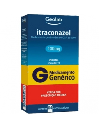 G.ITRACONAZOL 100MG 4CPS GEOLAB