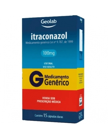 G.ITRACONAZOL 100MG 15CPS GEOLAB