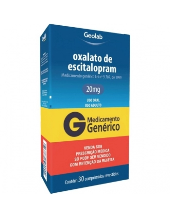 ESCITALOPRAN 20 MG 30 CPR P344 - GENÉRICO