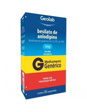 ANLODIPINO 5 MG 30 CPR - GENÉRICO