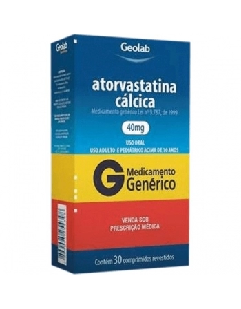 G.ATORVASTATINA CALCICA 40MG 30CPR GEOLAB