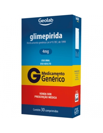 GLIMEPIRIDA 4 MG 30 CPR - GENÉRICO