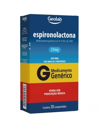 G.ESPIRONOLACTONA 25MG 30CPR GEOLAB