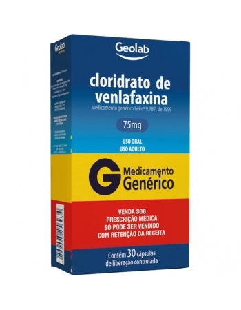 G.VENLAFAXINA 75MG 30CPR P344 GEOLAB