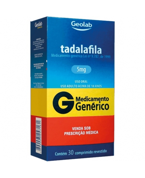 TADALAFILA 5 MG 30 CPR REV - GENÉRICO