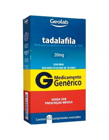G.TADALAFILA 20MG 2CPR GEOLAB