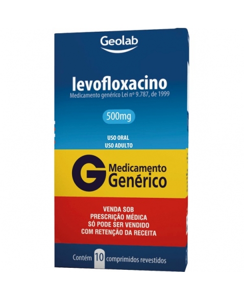 LEVOFLOXACINO 500 MG 10 CPR - GENÉRICO