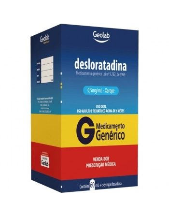 G.DESLORATADINA XPE 0,5MG 60ML GEOLAB