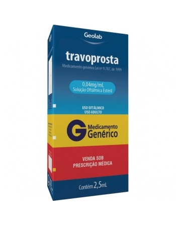 G.TRAVOPROSTA 0,04MG SOL OFTLM 2,5ML GEOLAB