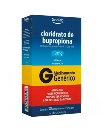 BUPROPIONA 150 MG 30 CPR P344 - GENÉRICO