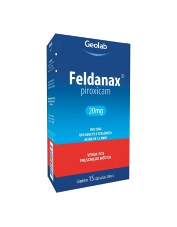 FELDANAX 20 MG 15 CPR
