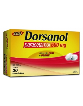 DORSANOL 500 MG 20 CPR