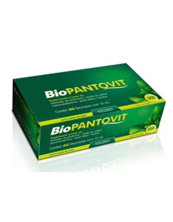 BIO PANTOVIT SUPLEMENTO 60 FLACONETES 10ML