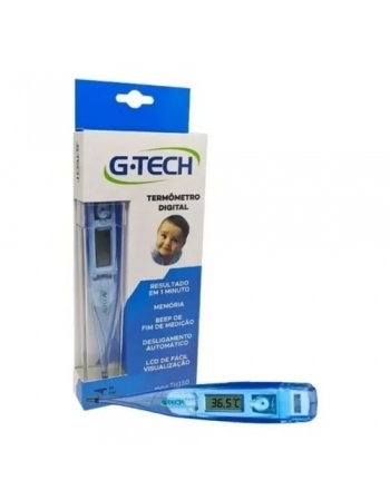 TERMOMETRO CLINICODIGITAL G-TECH MODELO TH 150 COR AZUL C/ S