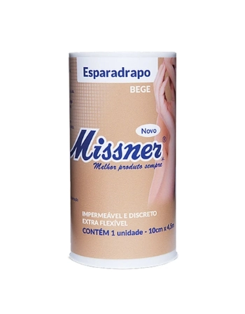 ESPARADRAPO BEGE IMPERM MISSNER 10CM X 4,5M