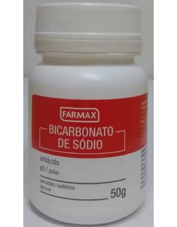 BICARBONATO DE SODIOEM PÓ 50 GR