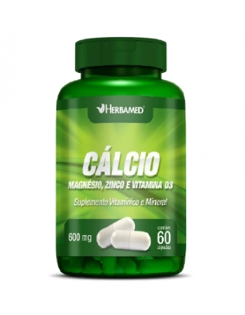 CALCIO MAGNESIO ZINCO E VITAMINA D3 600 MG 60 CAPS