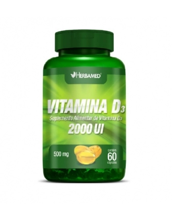 VITAMINA D3 2000UI 60 CAPS