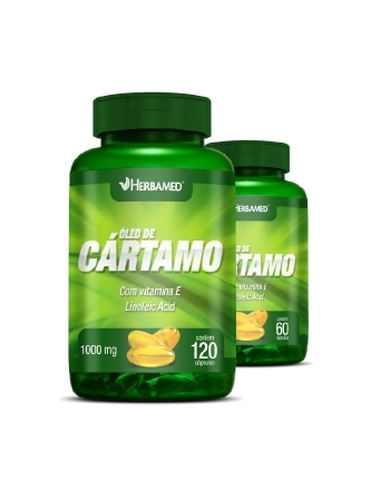 OLEO DE CARTAMO + VITAMINA E 1000 MG 120 CAPS