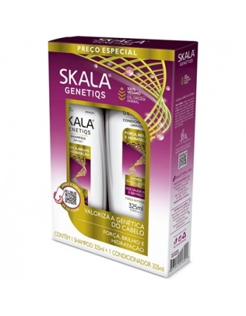 SKALA KIT SHAMP+COND GENETIQS FORCA E BRILHO 325 ML