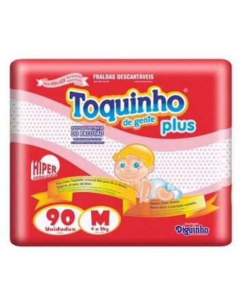 FRALDA DESC. TOQUINHO DE GENTE PLUS M 90 UND