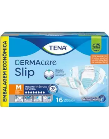 FRALDA TENA DERMACARE 16 UND M ADULTO