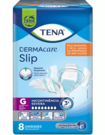 FRALDA TENA DERMACARE 8 UND G ADULTO