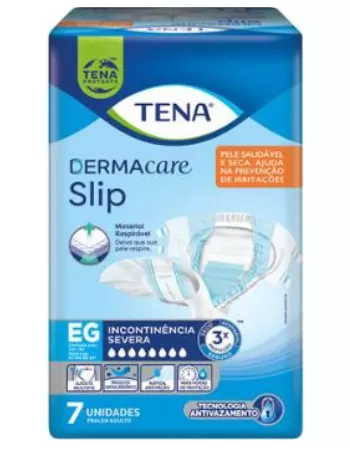 FRALDA TENA DERMACARE 7 UND EG ADULTO