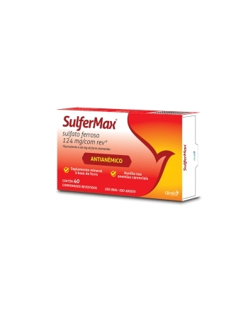 SULFERMAX 124 MG 40 CPR