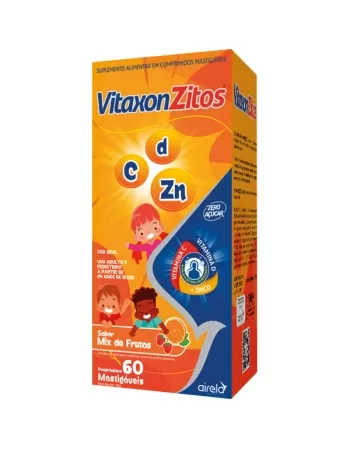 VITAXONZITOS TRIPLA KIDS 60 CPR MASTIG (C+D+ZN) MIX FRUTAS