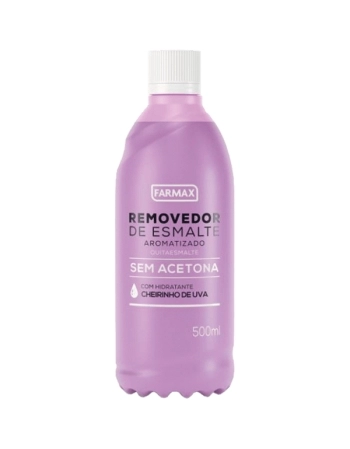 REMOVEDOR DE ESMALTE S/ACET UVA 500 ML