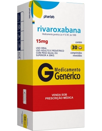 RIVAROXABANA 15 MG 30 CPR