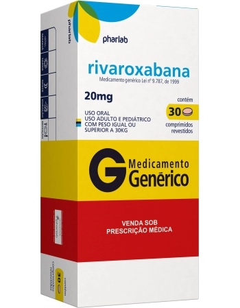 RIVAROXABANA 20 MG 30 CPR