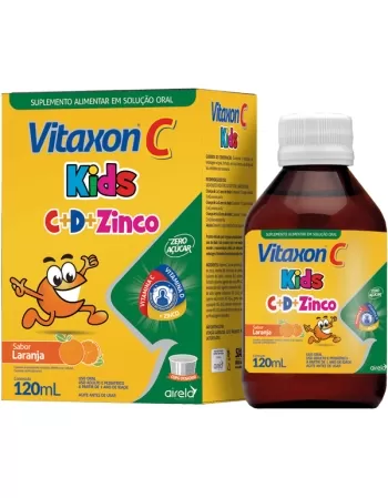 VITAXON C KIDS SOLUÇÃO ORAL SABOR LARANJA 120 ML