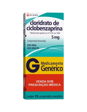 G.CICLOBENZAPRINA 5 MG 15 CPR