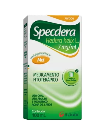 SPECDERA XAROPE 7 MG/ML 100 ML SABOR MEL