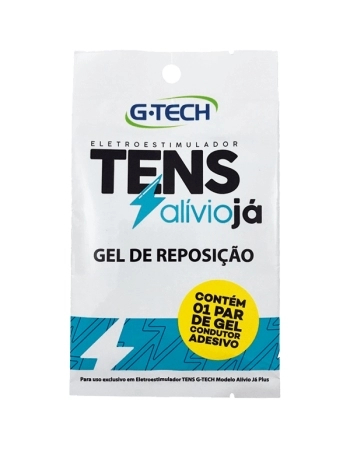 GEL DE REPOSIÇÃO TENS ALÍVIO JÁ G-TECH 1 PAR