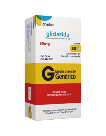 GLICLAZIDA 60 MG 30 CPR LIB PROL - GENÉRICO