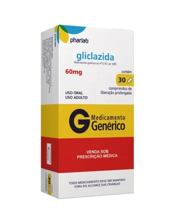 GLICLAZIDA 60 MG 30 CPR LIB PROL - GENÉRICO