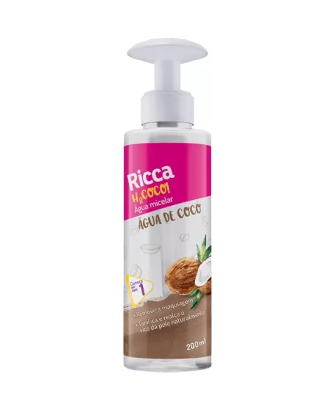 AGUA MICELAR DE COCO RICCA 200 ML