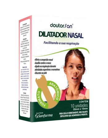 DILATADOR NASAL FEMININO DOUTORSAN 10 UND