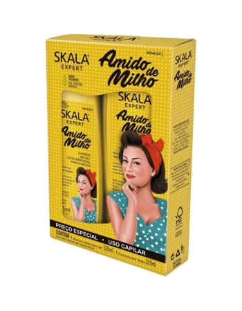 SKALA KIT SH+COND AMIDO DE MILHO 325 ML